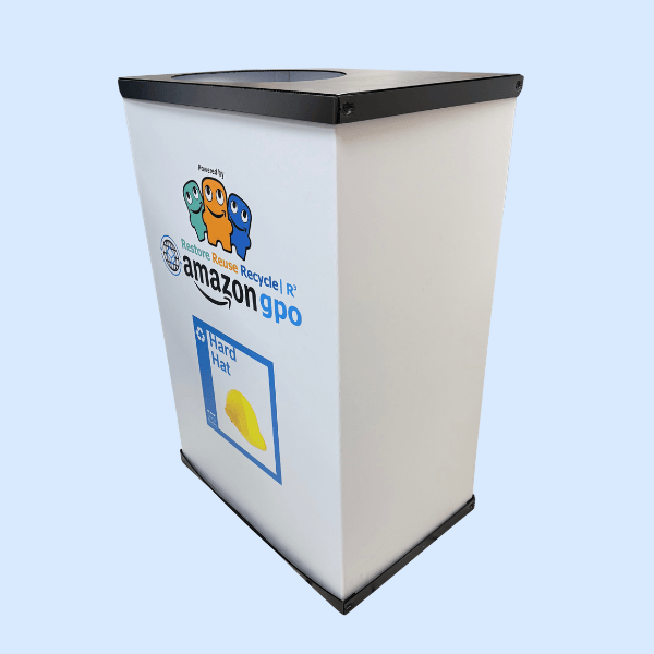 Amazon Hard Hat Recycling Bin Unit - Image 2