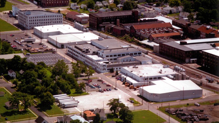 Aerial view of Primex corporate office