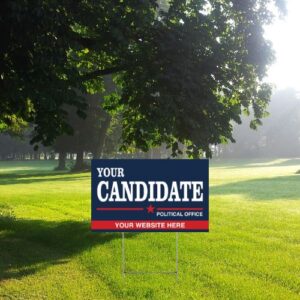 Political Candidate Yard Sign