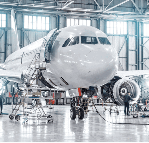 airplane in airport