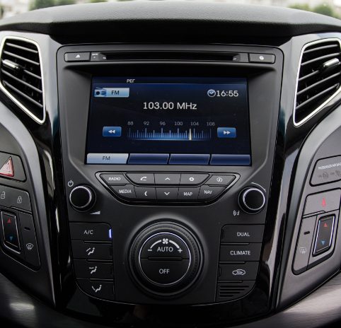 car radio display