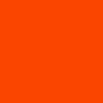 Tangerine colored plastic swatch