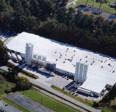 arial view of oakwood georgia primex building