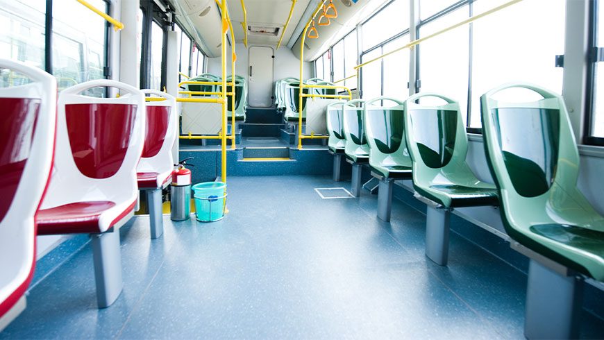 seating on a bus