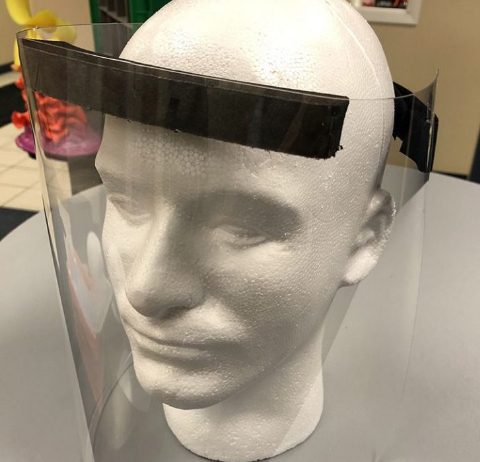 plastic faceshield