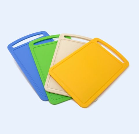 various colored cutting boards
