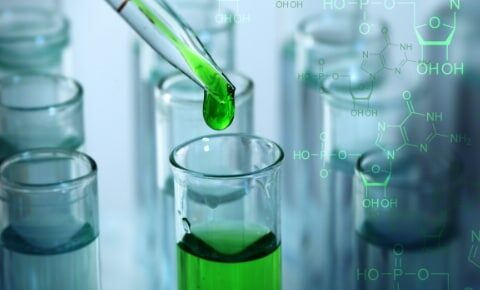 eye dropper emptying into test tube