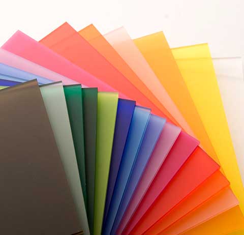 colorful plastic sheets