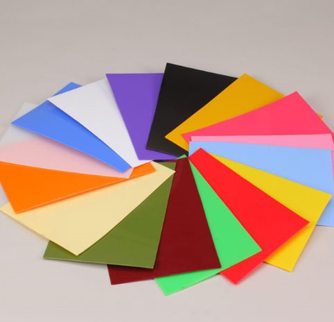 colorful plastic sheets
