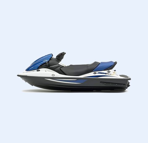 isolated jetski