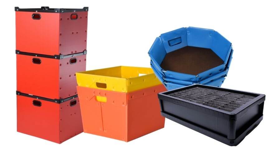 Corrugated Plastic Totes & Bins