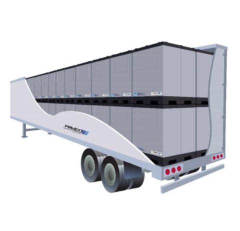 semi trailer loaded with ultrapac 360 series sleeve packs